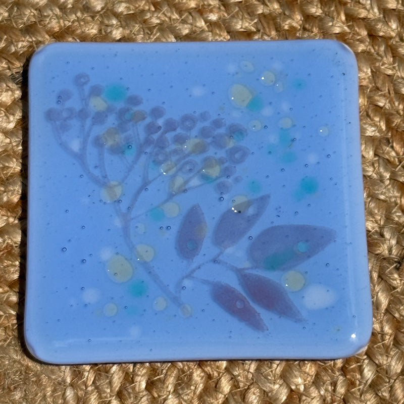 Windswept Wilds, Summer Breeze Collection coaster set, blues & greens